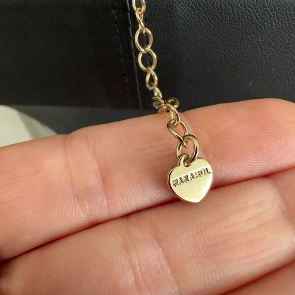 Nakamol Long Strand Chain Pearl Necklace Iridescent button and purple freshwater - Picture 7 of 7